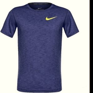 Nike Dri- Fit. cool kids' T- Shirt Blue Performance Tee Size XL/TG